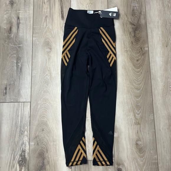 Ivy Park X Adidas Original 3S Tight Legging Black Size XS NEW